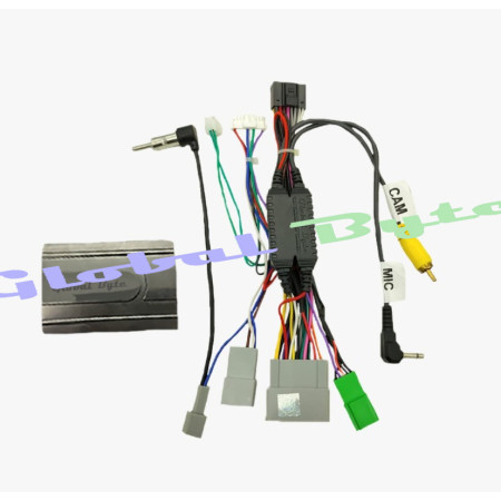 Global Byte Android Canbus with OEM MIC & Camera Retention /Activation Suitable For Maruti Suzuki 2022+ XL6, Brezza, Grand Vitara, Baleno,Toyota Hyryder, Glanza, Urban Cruiser top Model. | CAN/AD-SZ/22-MIC